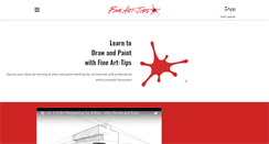 Desktop Screenshot of fineart-tips.com